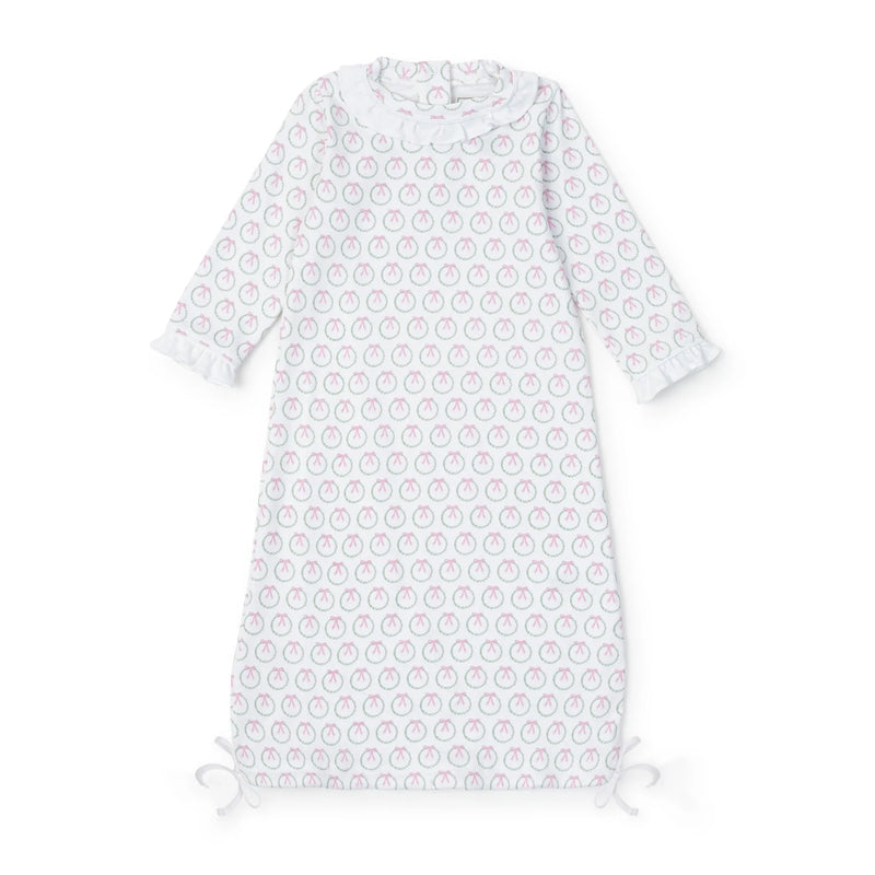 Georgia Daygown - Holiday Wreath - Born Childrens Boutique