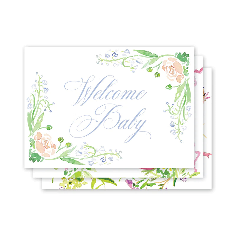 Floral Crest  Milestone Cards - Born Childrens Boutique