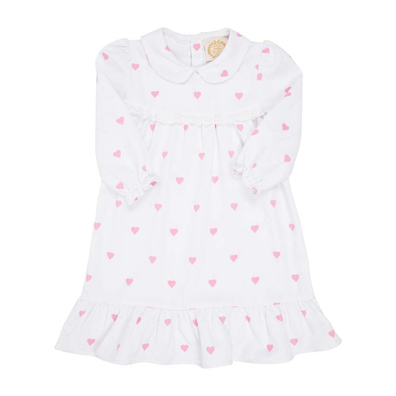 Goldie Locks Gown Hamptons Hot Pink Heart Eyes - Born Childrens Boutique