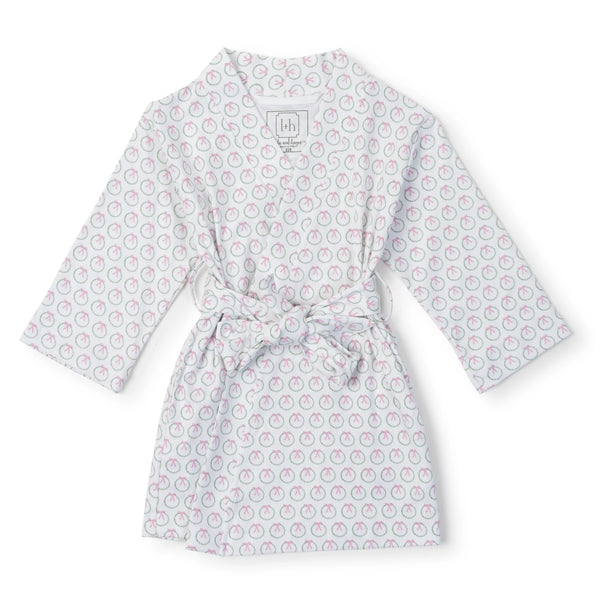 Gwen Bathrobe - Holiday Wreath - Born Childrens Boutique