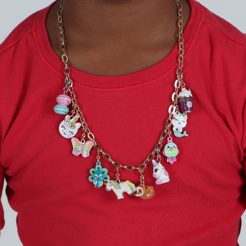 Charm It! Gold Chain Necklace - Born Childrens Boutique