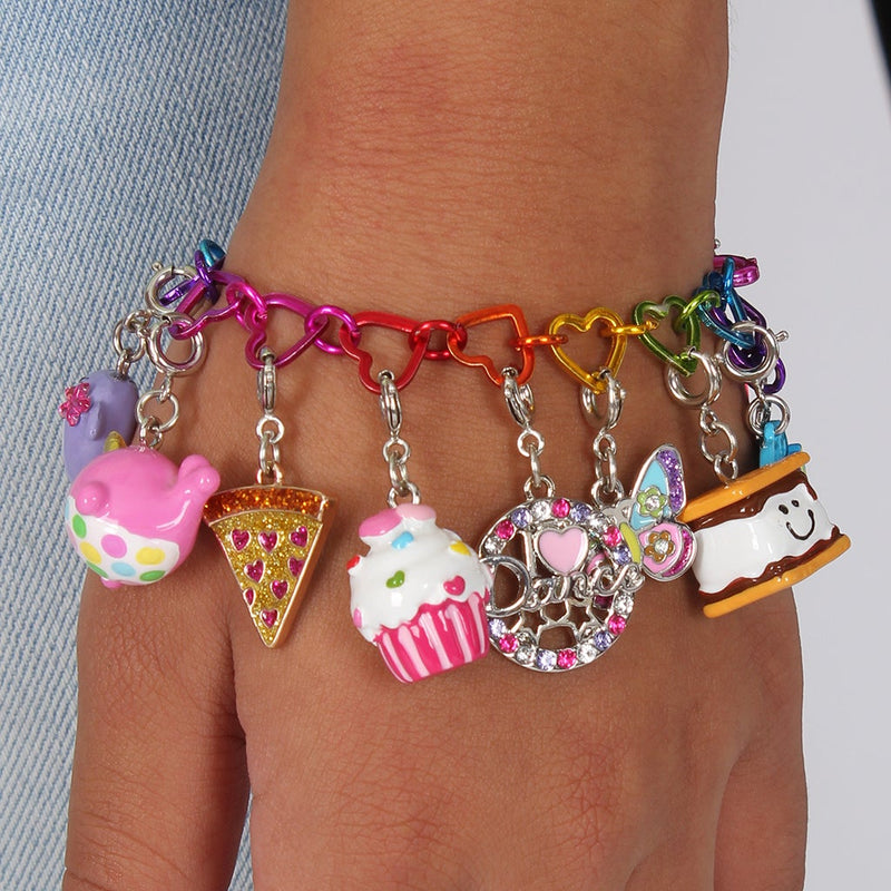Charm It!, Glitter Pizza Charm - Born Childrens Boutique