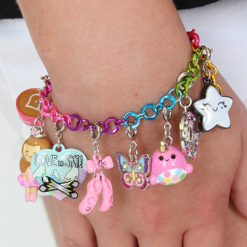 Charm It! Rainbow Chain Bracelet - Born Childrens Boutique