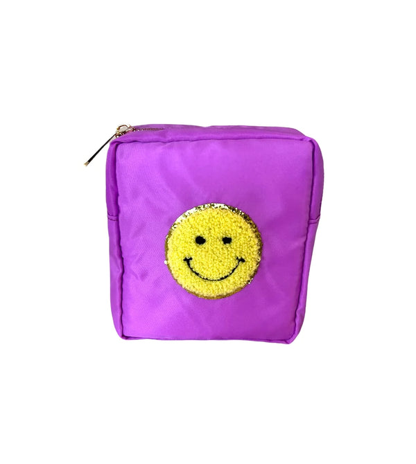 Smiley Face Varsity Bag - Born Childrens Boutique