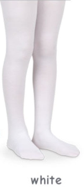 Jefferies Seamless White Organic Cotton Tights - Born Childrens Boutique