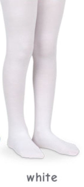 Jefferies Pima Cotton Tights White - Born Childrens Boutique