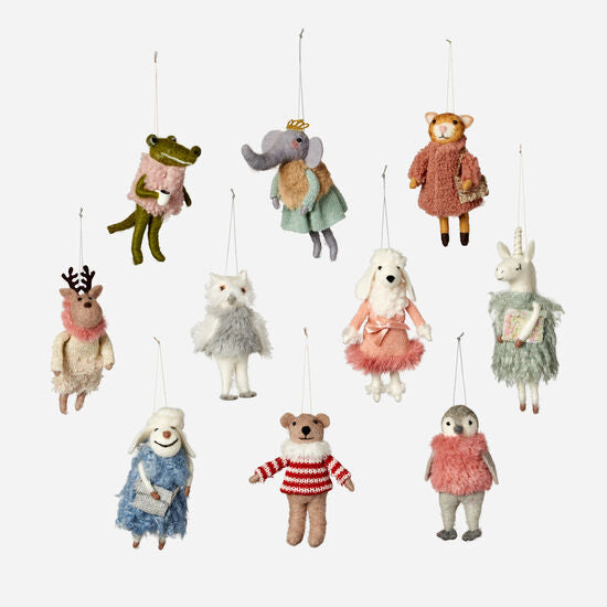 Animal Ornament (Includes One Ornament) - Born Childrens Boutique