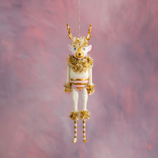 Gold and Blush La Renne Figure Resin 18" - Born Childrens Boutique