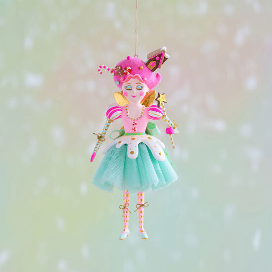Sugar Plum Fairy Ornament 8 In Resin - Born Childrens Boutique