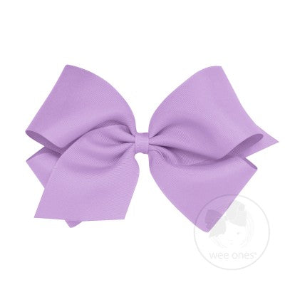Wee Ones Light Orchid Bow - Born Childrens Boutique
