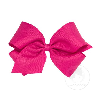Wee Ones Shocking Pink Bow - Born Childrens Boutique