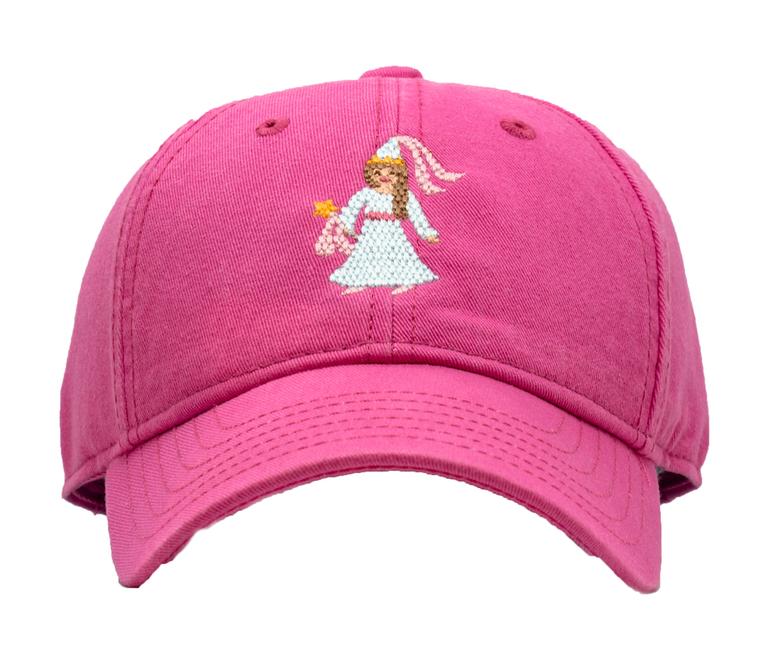 Kids Baseball Hat, Princess on Bright Pink - Born Childrens Boutique