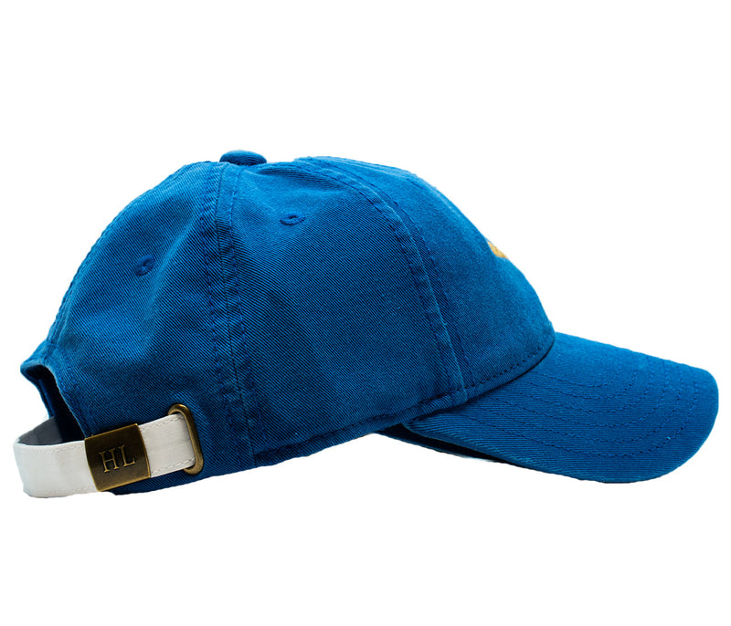 Kids Baseball Hat, Baseball on Cobalt - Born Childrens Boutique