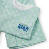 Lila + Hayes Charles Short Set, STARS BY THE SEA GREEN - Born Childrens Boutique