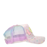 Love Printed Baseball Hat - Pink Multi Hearts - Born Childrens Boutique