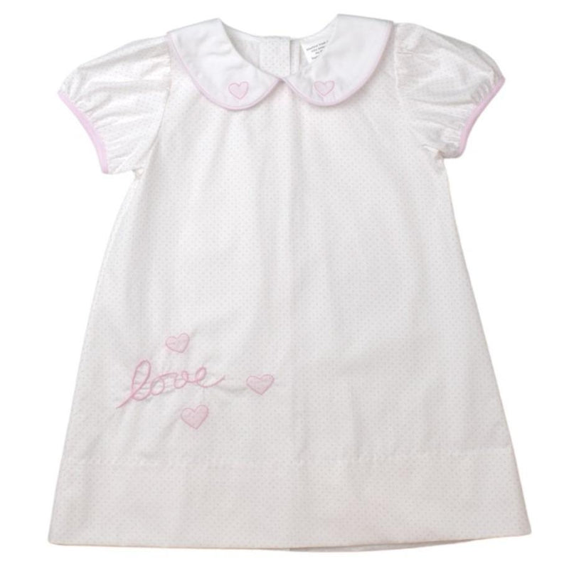 Legacy Dress - Pink Bitty Dot - Born Childrens Boutique