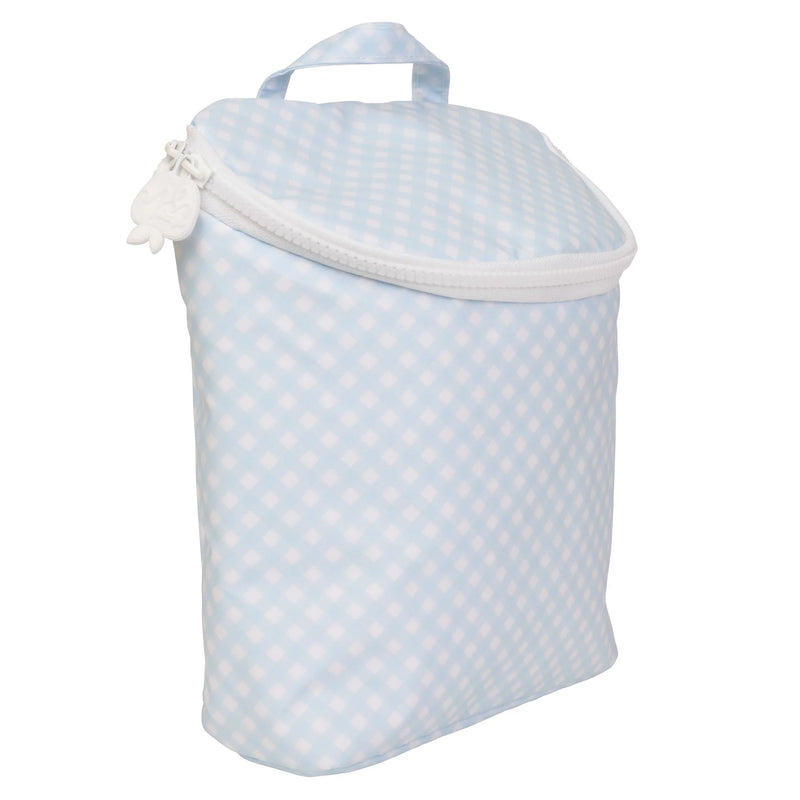 Bottle Bag, Blue Gingham - Born Childrens Boutique