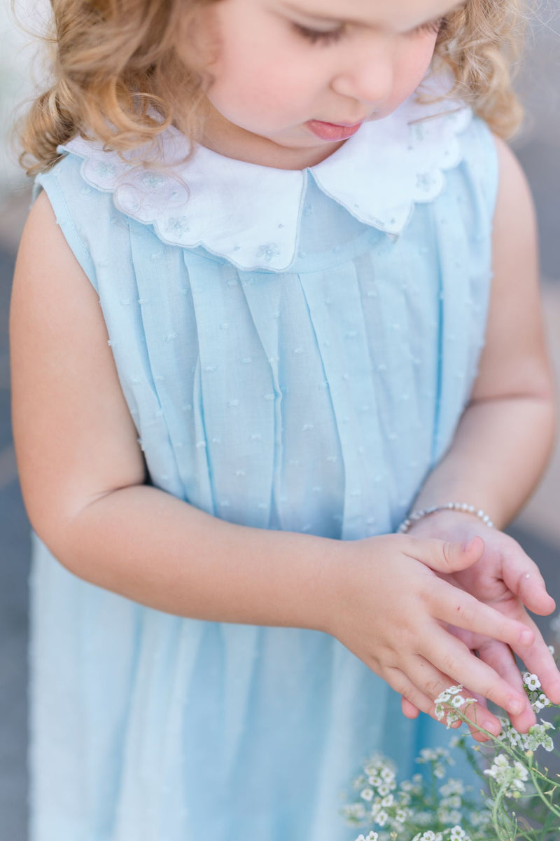 Pre-Order Brynn Swiss Dot Dress - Born Childrens Boutique