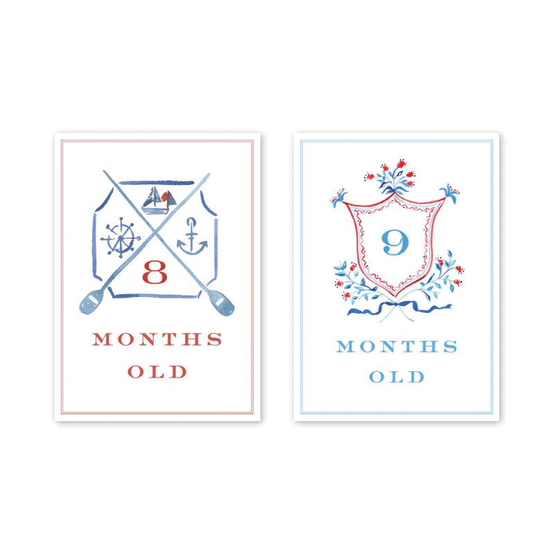 Joys of Boys  Milestone Cards - Born Childrens Boutique