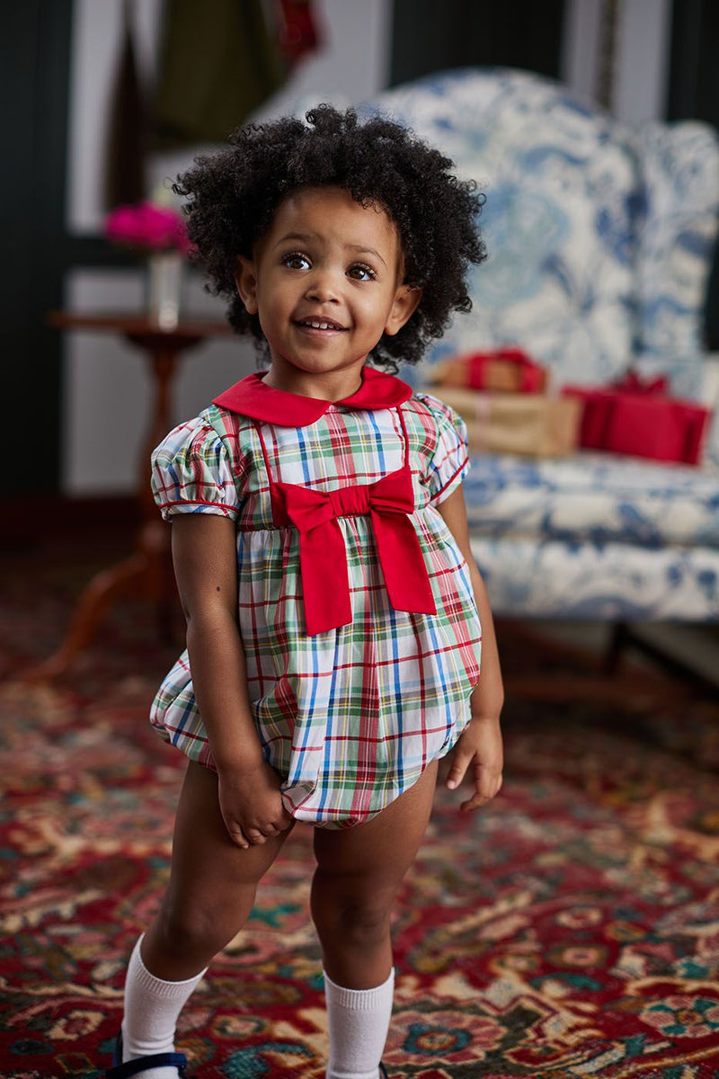 Little English Marisa Bubble - Douglas Plaid - Born Childrens Boutique