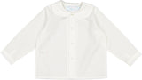 Baby Boy Shirt White - Born Childrens Boutique