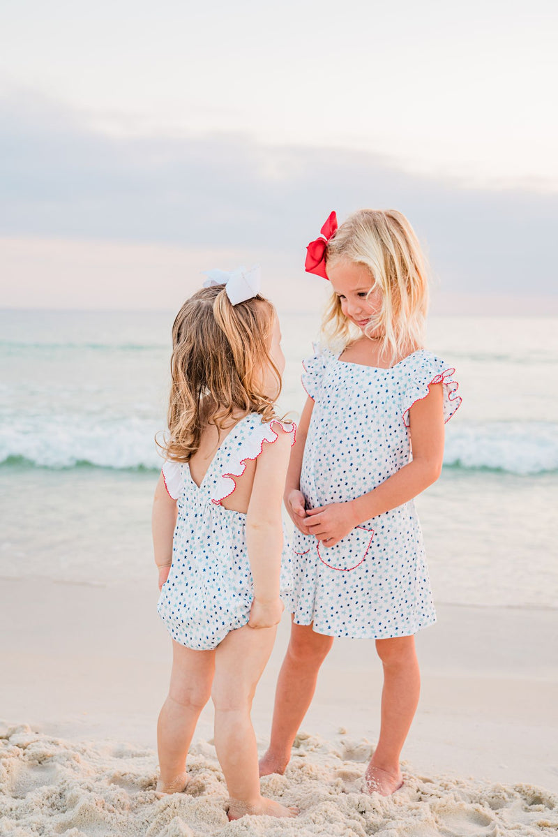 Pre-Order Sparkle Girl Open Back Bubble - Born Childrens Boutique