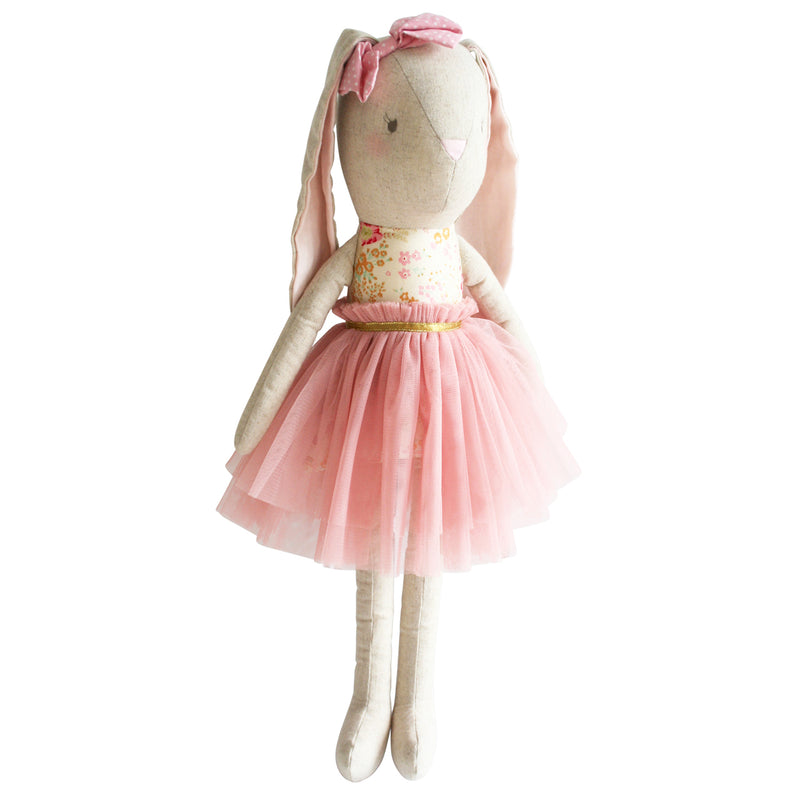 Linen Pearl Cuddle Bunndy Doll 55cm Blush - Born Childrens Boutique