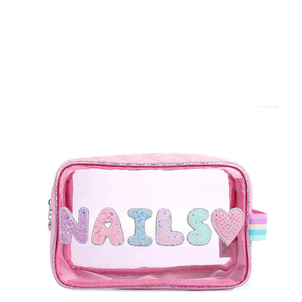 Clear Pink Pouch - Cotton Candy - Born Childrens Boutique