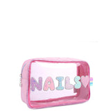 Clear Pink Pouch - Cotton Candy - Born Childrens Boutique