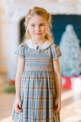 Philippa Blue Dress - Born Childrens Boutique