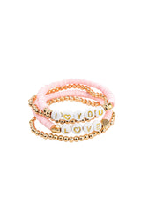 Pink Love Bracelet - Born Childrens Boutique