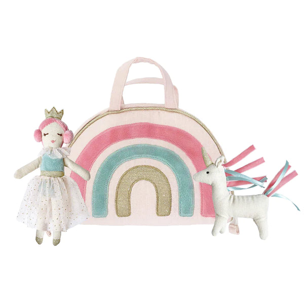 Rainbow Play Purse & Doll Set - Born Childrens Boutique