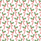Parker Zipper Pajama - Candy Canes And Holly - Born Childrens Boutique