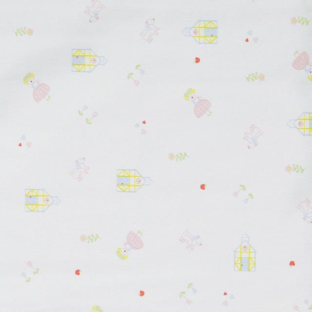 Mary had a Little Lamb Blue Burp - Born Childrens Boutique