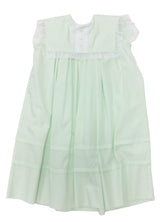 Heirloom Sleeveless Dress Mint with White Insertion - Born Childrens Boutique