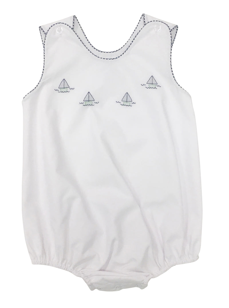 Auraluz White Sunbubble with Navy Boats