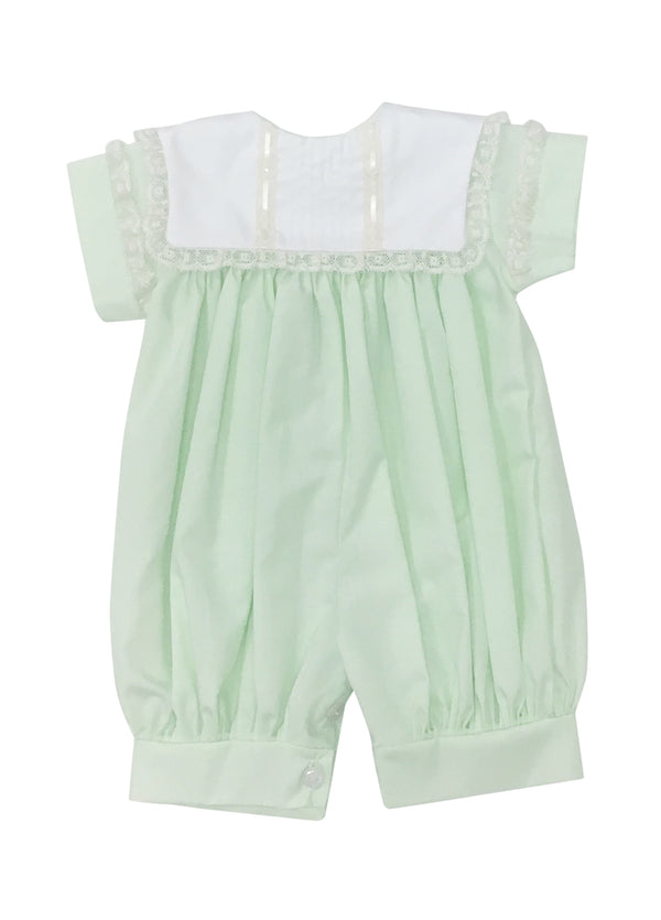 Heirloom Mint Bubble White Collar - Born Childrens Boutique