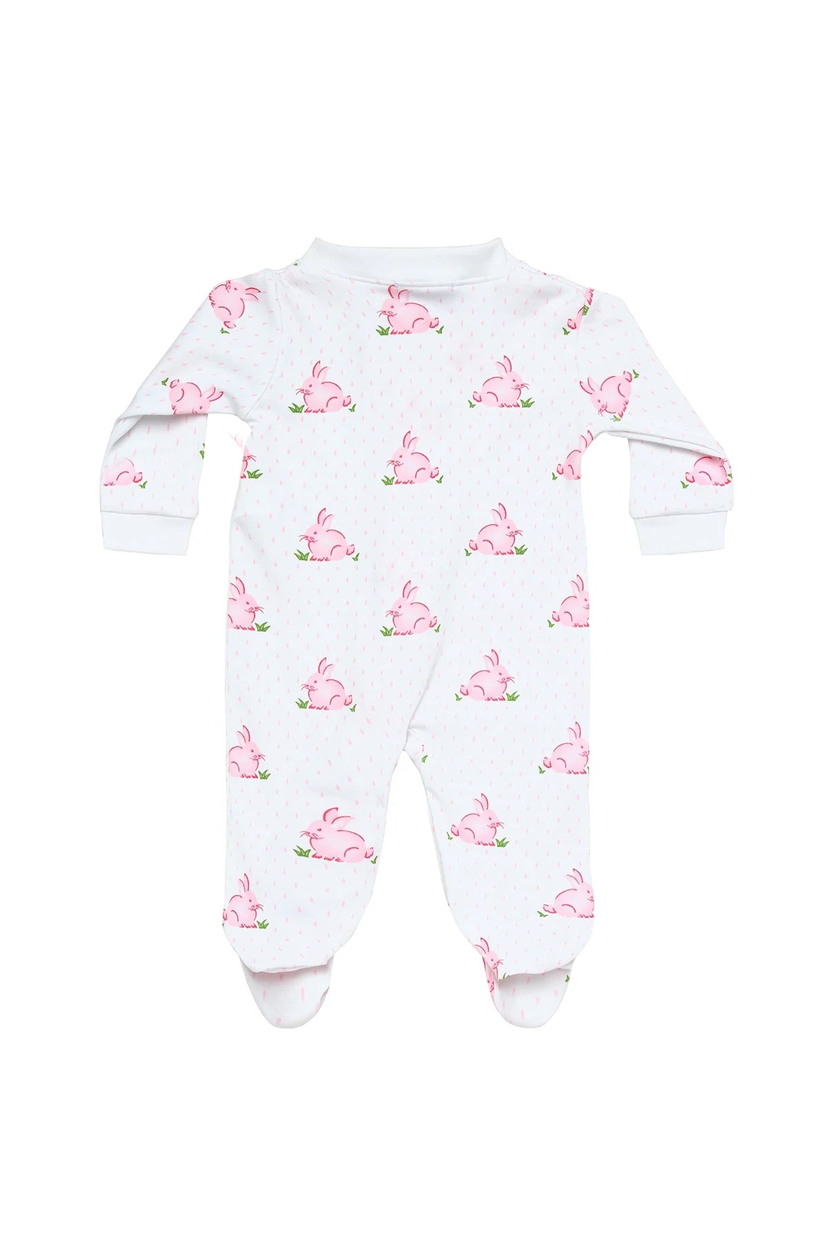 Pink Bunny Zipper Footie - Born Childrens Boutique