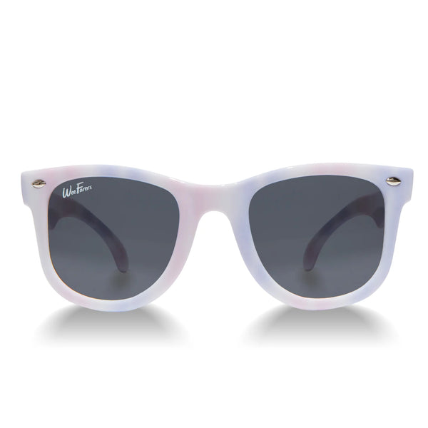 Polarized WeeFares, Tie Dye Pink-Purple - Born Childrens Boutique
