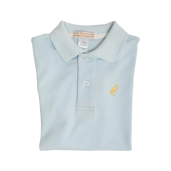 Prim & Proper Polo Buckhead Blue With Bellport Butter Yellow Stork - Born Childrens Boutique