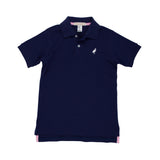 Prim and Proper Polo Nantucket Navy With Worth Avenue White Stork - Born Childrens Boutique