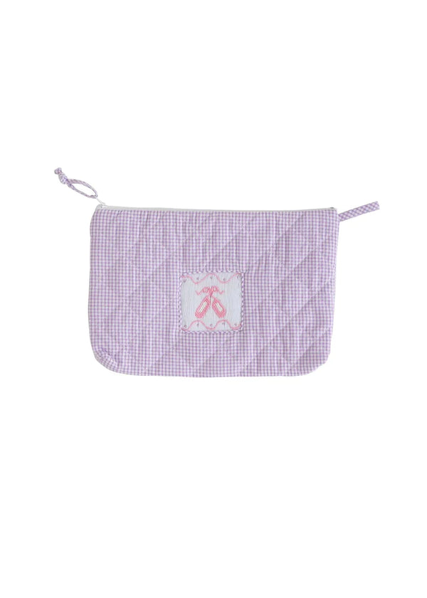 Diamond Quilted Cosmetic - Lavender Ballet - Born Childrens Boutique