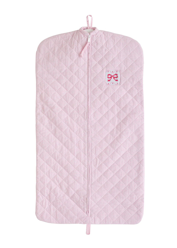Diamond Quilted Garment - Pink Bow - Born Childrens Boutique