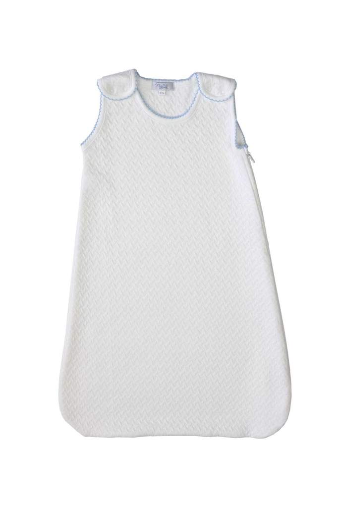 Basket Weave Sack Blue - Born Childrens Boutique