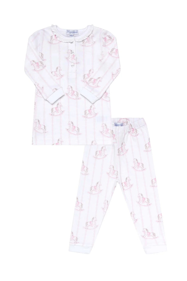 Pink Rocking Horse Pajamas - Born Childrens Boutique