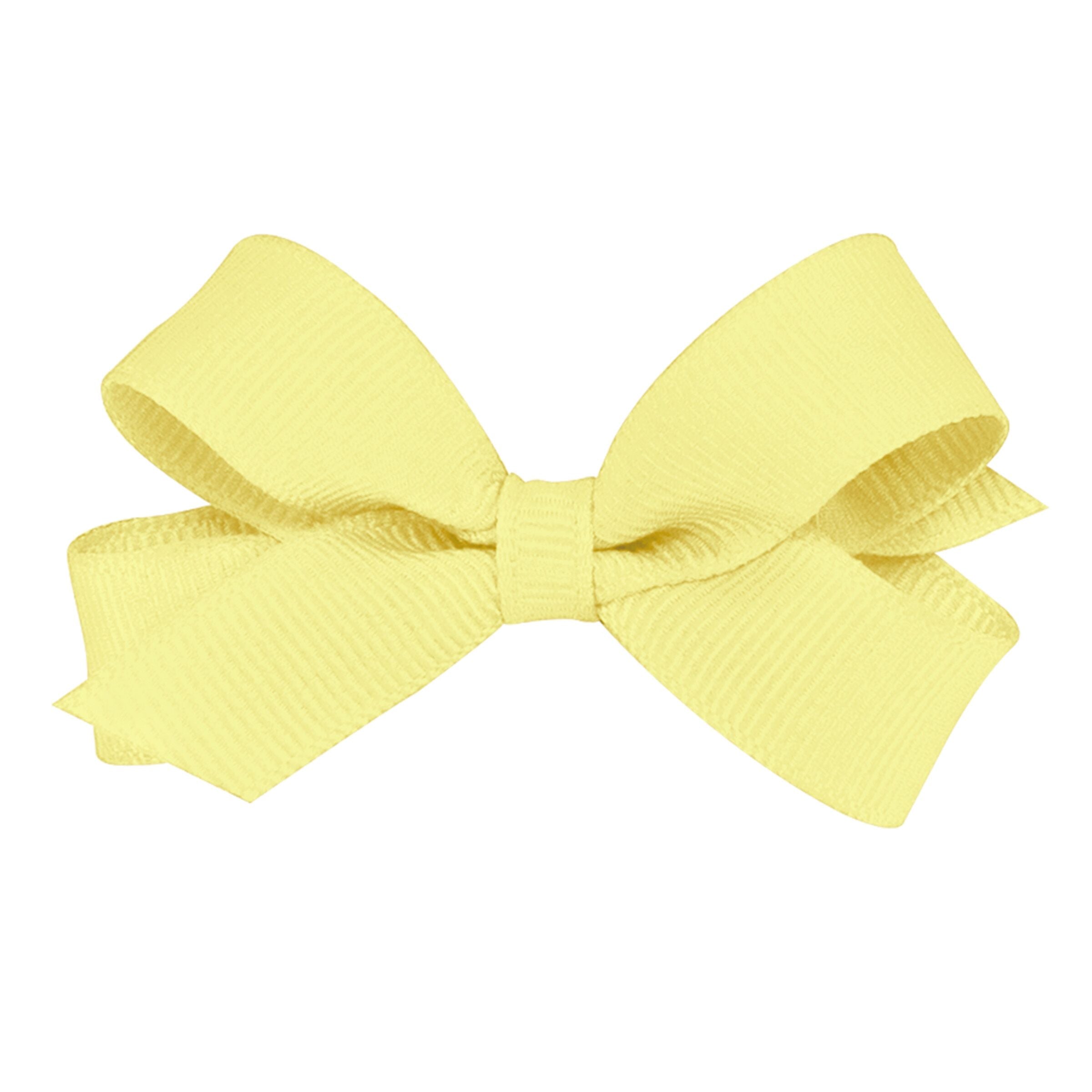 Wee Ones Light Yellow Bow - Born Childrens Boutique