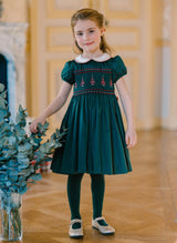 Sarah Green Dress - Born Childrens Boutique