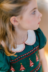 Sarah Green Dress - Born Childrens Boutique