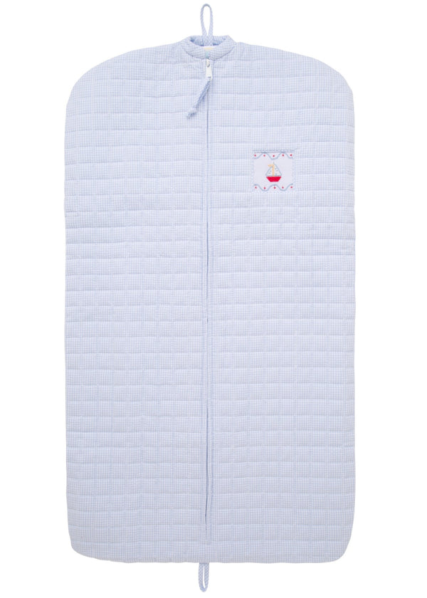Quilted Sailboat Garment Bag - Born Childrens Boutique