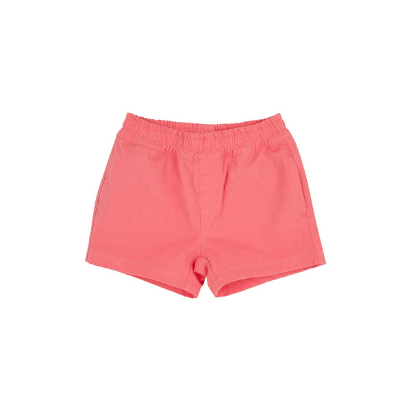 Sheffield Shorts - Parrot Cay Coral with Beale Street Blue Stork - Born Childrens Boutique
